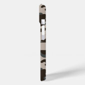 ブラウンとグレー カモフラージュ オリジナル Case-Mate iPhoneケース (裏面 / 左)