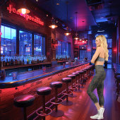 ブラウンとタンのファイバーブレンド:パーソナライズされたロゴと文字 カプリレギンス