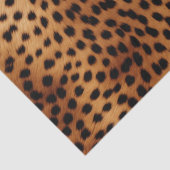 ブラウンとブラックのチーズアニマルプリント 薄葉紙 (詳細)