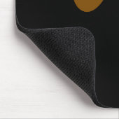 ブラウンとブラックマウスパッド マウスパッド (コーナー)