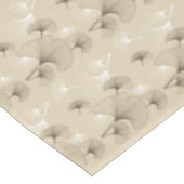 ブラウンとホワイトギン葉コの テーブルクロス (アングル)