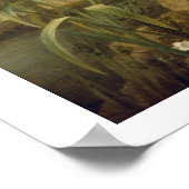 ブラウンとホワイトノーフォークまたは水スパニエル犬, 1778 (oi) ポスター (角)