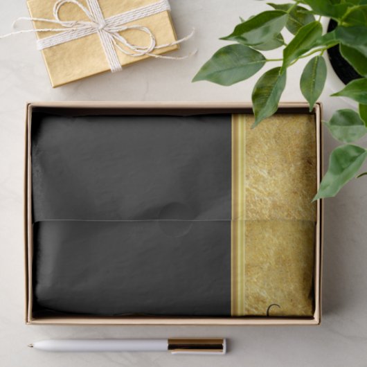 ブラウンと白いフクロウ遊は赤い帽子のギターだ 薄葉紙 (ギフト)