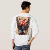 ブラウンと誇りを持ったTシャツのデザイン Tシャツ (裏面フル)