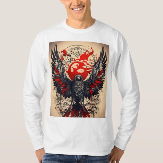 ブラウンと誇りを持ったTシャツのデザイン Tシャツ (正面)