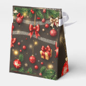 ブラウンと金ゴールド フェイバーボックス (裏面サイド)