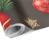 ブラウンと金ゴールド ラッピングペーパー (ロールコーナー)