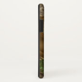 ブラウンのかわいいフクロウ Case-Mate iPhoneケース (裏面/右)