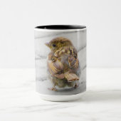 ブラウンのすずめ マグカップ (中央)