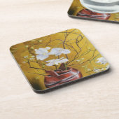 ブラウンのつぼのコースターの蘭 コースター (左側)