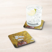 ブラウンのつぼのコースターの蘭 コースター (右側)