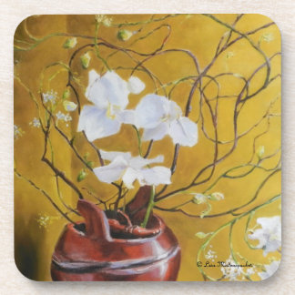 ブラウンのつぼのコースターの蘭 コースター