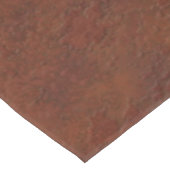 ブラウンのカスタムでグランジな革質 テーブルクロス (アングル)