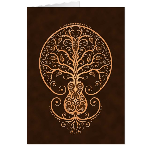 ブラウンのギターの生命の樹 (正面)