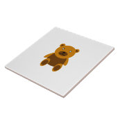 ブラウンのテディー・ベアのclipart タイル (側面)