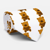 ブラウンのテディー・ベアのclipart ネクタイ (ロール)