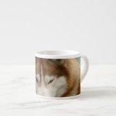 ブラウンのハスキーな専門のマグ エスプレッソカップ (正面右)