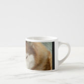 ブラウンのハスキーな専門のマグ エスプレッソカップ (右)