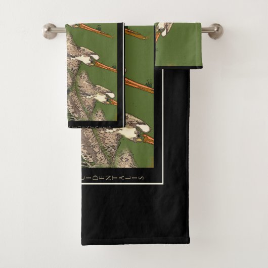 ブラウンのペリカンの鳥の野性生物の海のBathタオルセット バスタオルセット (インサイチュ)