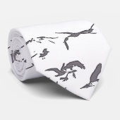 ブラウンのペリカンの鳥の野性生物動物 ネクタイ (ロール)