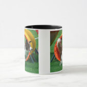 ブラウンのボーダーコリーの敏捷のトンネル マグカップ (中央)