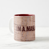 ブラウンのマグ ツートーンマグカップ (正面左)