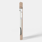 ブラウンのヴィンテージのハローキャットの可愛いデザインの美学 Case-Mate iPhoneケース (裏面 / 左)