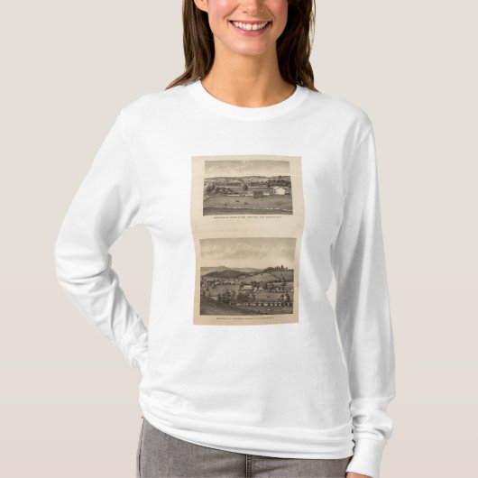 ブラウンの住宅、Augusta郡 Tシャツ (正面)