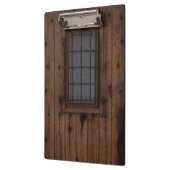 ブラウンの古いKnotty木のドア クリップボード (左)