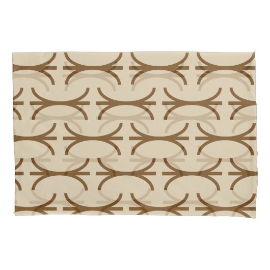 ブラウンの合併の枕箱 枕カバー (正面)