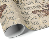 ブラウンの女王バチ ラッピングペーパー (ロールコーナー)