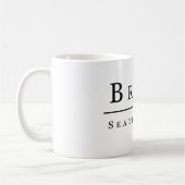 ブラウンの家族会2016のマグ コーヒーマグカップ (左)