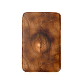 ブラウンの抽象的な地球 バスマット (正面縦)