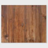 ブラウンの木製の壁の質の構造 ラッピングペーパー (フラット)