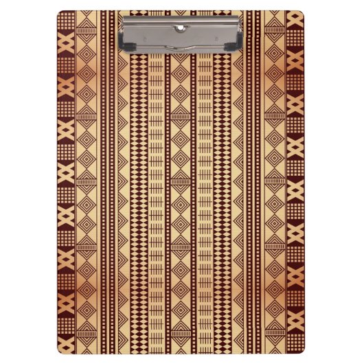 ブラウンの民族の質 クリップボード (正面)