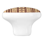 ブラウンの民族の質 セラミックノブ (側面)