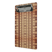 ブラウンの民族の質 ミニクリップボード (アングル2)