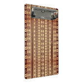 ブラウンの民族の質 ミニクリップボード (アングル)