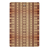 ブラウンの民族の質 ミニクリップボード (裏面)