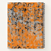 ブラウンの灰色の質 ノートブック (裏面)