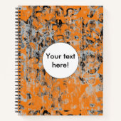 ブラウンの灰色の質 ノートブック (正面)