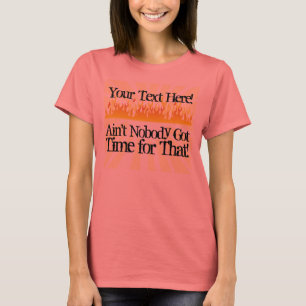 ブラウンの甘いパーソナライズなTシャツ Tシャツ