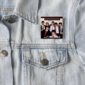 ブラウンの第25懇親会ボタン 缶バッジ (インサイチュ)