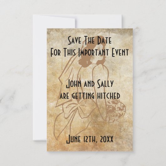 ブラウンの花嫁グランジ (裏面)