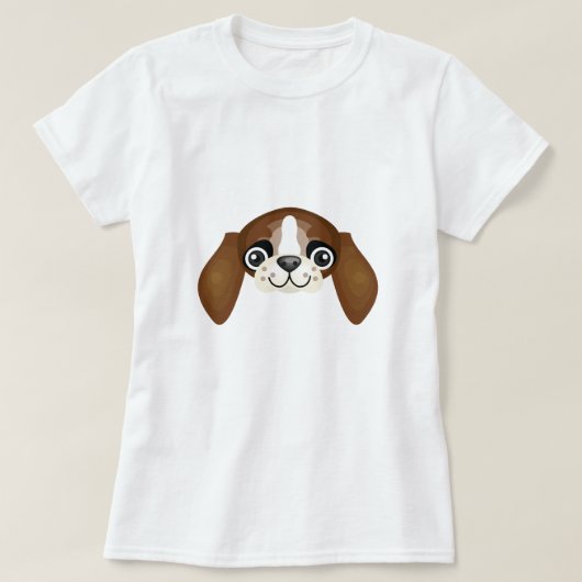 ブラウンの英国のおもちゃスパニエル犬の品種-私の犬のオアシス Tシャツ (デザイン正面)