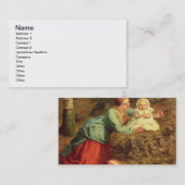 ブラウンの葉が広がる道、1862年( 名刺 (正面/裏面)