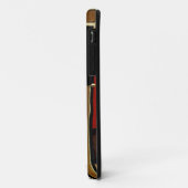 ブラウンの葉との多彩のパネルの絵画 Case-Mate iPhoneケース (裏面/左)