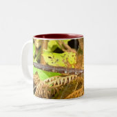 ブラウンの行商人のトンボ(F) ツートーンマグカップ (正面左)