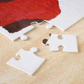 ブラウンの誇り高い女性 ジグソーパズル (側面)