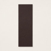 ブラウンの赤は小さい結婚式の好意のメッセージカード渦巻きます (裏面)